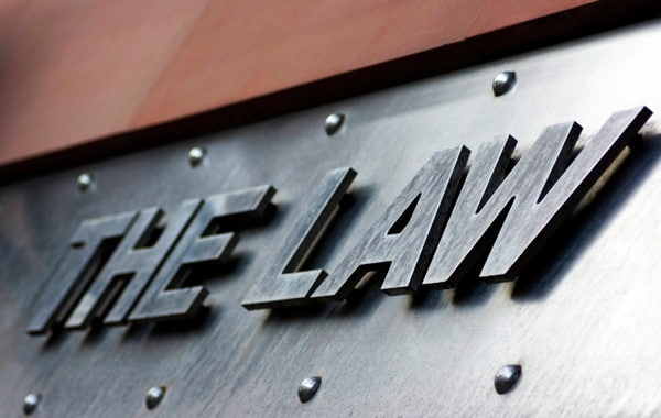 The Law signage